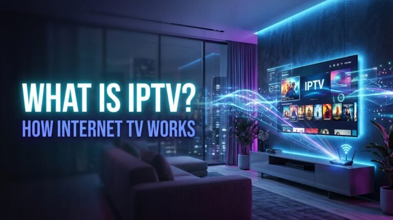 L'IPTV c'est quoi - télé intelligente diffusant la télé par Internet dans un salon